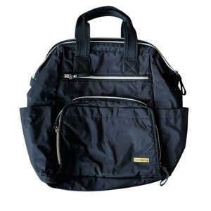 Skip Hop Diaper Bag in Black Gold Hardware